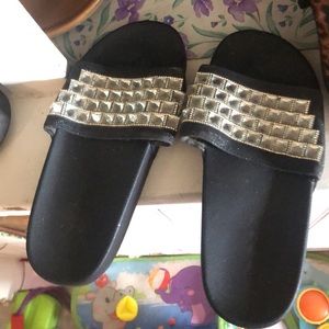 Sandals are $5 each,Boots $15,heels $15,Sneakers $10